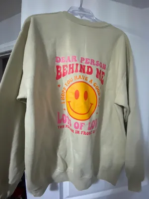 Etsy Smiley Face Sweatshirt From thumbnail 1