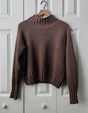 Hippie Rose Turtleneck Sweater thumbnail 1