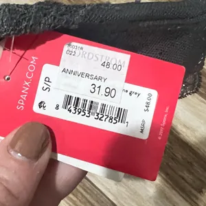 Spanx gray lace bralette small NWT thumbnail 7
