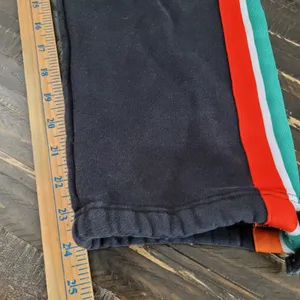 7-Eleven Women’s XS Jogger Sweatpants Black Side Accent Stripe Lounge Pants thumbnail 7