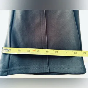 C-Mode Black Flared Pants Leggings‎ Women’s Sz Medium Warm Inside thumbnail 8