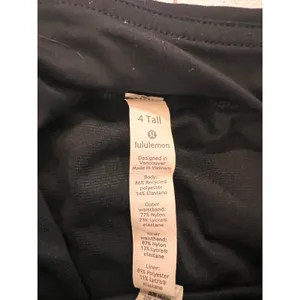 Lululemon Size 4 Tall‎ Speed Up Short 4" Lined Pocket Black Running Yoga W7AYMT thumbnail 8