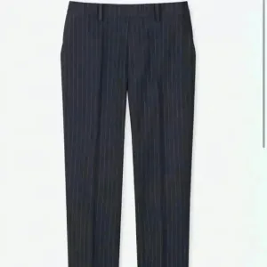 Zara Woman Navy Blue‎ Pin Dot Stripes Business Casual Pants Size M thumbnail 11