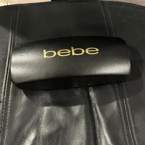 Bebe black and Leopard Print eyeglasses. These are FRAME AND HARD CASE ONLY thumbnail 2