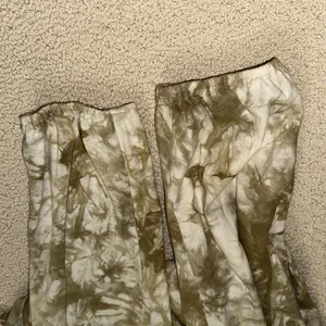 Lulus 100% Cotton Olive Green Tie-Dye Short Sleeve Jumpsuit thumbnail 11