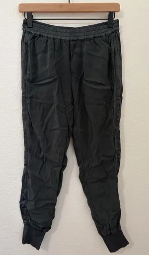 Vince Women’s Size XS Joggers Charcoal Gray Causal Utility Trousers Stretch thumbnail 1