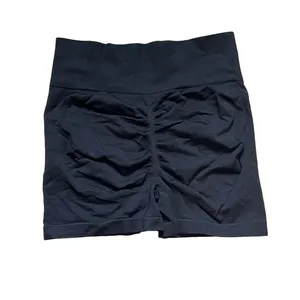 Womens Cinched Black Athletic Shorts Size M thumbnail 2