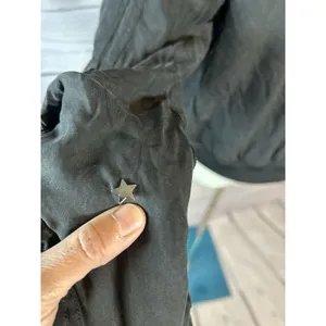 Rails Ace Studded Bomber Jacket Black Size M Star Detail, Zip Front, Flaws thumbnail 7