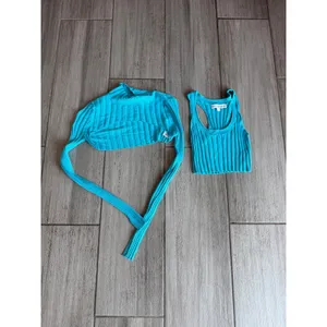 All The Ways Revolve Two Piece Going Out Top Size Small Blue thumbnail 7