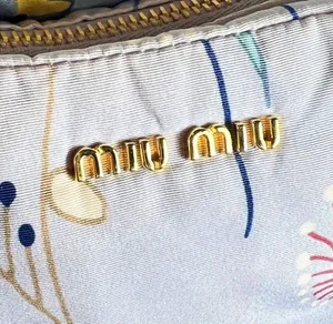 Miu Miu Baby Blue Silk Lined Clutch/Cosmetic Bag thumbnail 7