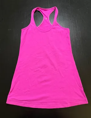 Lululemon Racerback Athletic Tank Top Hot Pink Women Workout Yoga Gym thumbnail 1