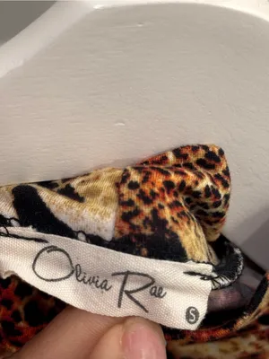 Olivia Rae Mixed Animal Print Sleeveless Top thumbnail 3