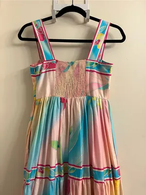 Hunter Bell Rita Cotton Tiered Dress Size XS thumbnail 9