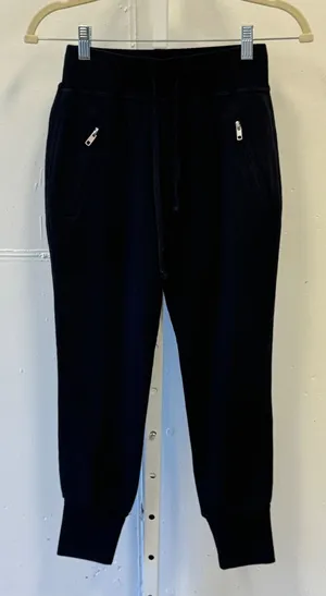 NWT Sincerely Jules for Bandier The Juniper Jogger Black XXS SJB10015 Sweatpants thumbnail 1