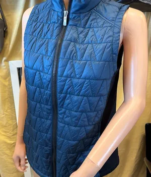 Chico's Blue Quilted Vest‎ thumbnail 1
