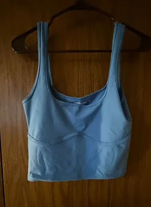 Abercrombie blue tank top thumbnail 1