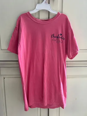 Comfort Colors Cheer T-shirt Pink Small thumbnail 1