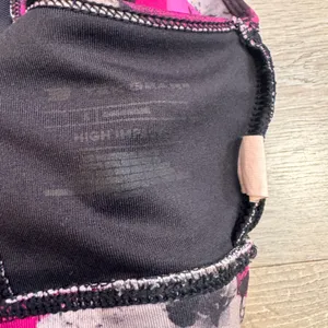 Tek Gear High‎ Impact Sports Bra Abstract Geometric Print Pink Size Small S thumbnail 3