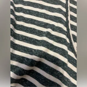 Free People Beach One Body Un Corp Green Striped Oversized Tunic Top Long Sleeve thumbnail 7