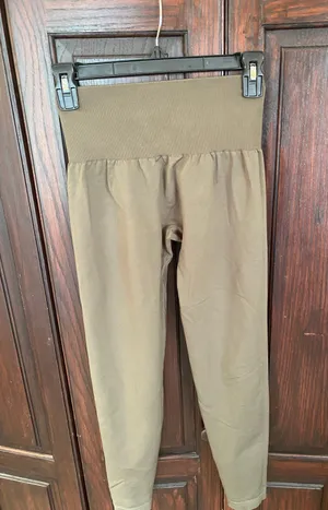 NVGTN Olive Solid Seamless Legging thumbnail 4
