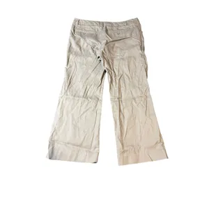 Gap‎ Perfect Trouser Women Crop Capri 12R Mid Rise Tan Beige Brown Pants Pockets thumbnail 8