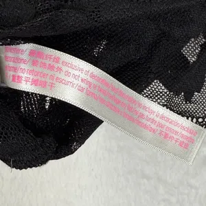 PINK Victoria's Secret Black‎ Lace Bralette Size Medium Adjustable Strap thumbnail 9