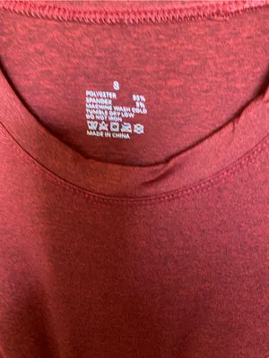 Women Long-Sleeve Crewneck Shirt - Burgundy thumbnail 2