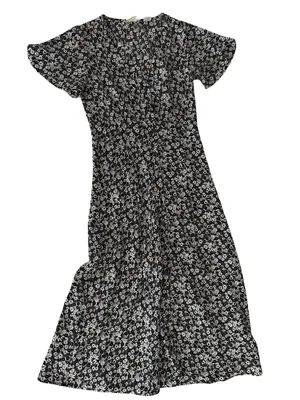 Levi's Black and White Floral Maxi Dress thumbnail 1