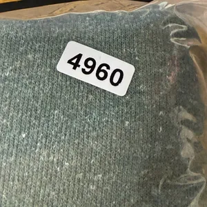 Aloha Island ALO Yoga Haze‎ Funnel Neck Sweatshirt Green Speckled Turtleneck Thumbholes XS thumbnail 7