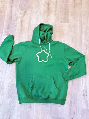 Official Sykkuno Green Sprout Hoodie Star Leaf Embroidered hoodie shirt xxl thumbnail 2