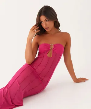 Peppermayo Maxi Pink Dress thumbnail 3