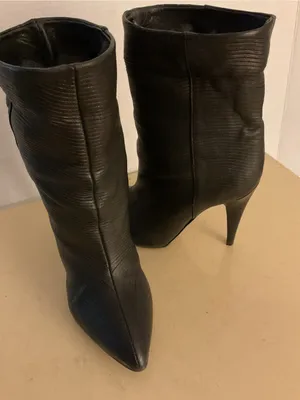 Loeffler Randall women Black Pointed Stiletto Ankle Emory Wave Boots US 6 thumbnail 8