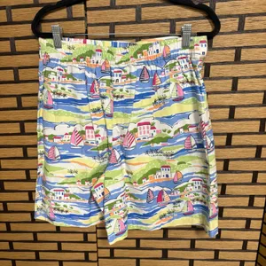 White Stag Blue‎ And Pink Sailboat Print Skort Size Medium thumbnail 2
