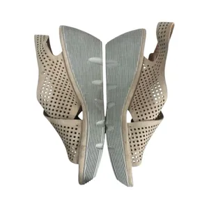 Clarks Artisan Clarene Award Women Brown Perforated Wedge Sandals 9M Summer thumbnail 4
