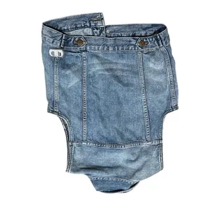 Madewell Women's XS Blue Denim Jean Vest Cropped Casual Sleeveless thumbnail 5