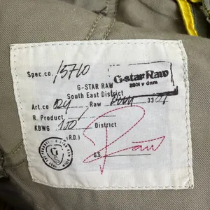 G Star Raw Danbury Field Cargo Pants Womens 26 Green Camo Utility Embroider Army thumbnail 11
