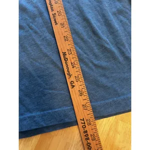 Be Kind To Everyone Smiley Face Graphic Tee Blue Bella Canvas Unisex Size Large thumbnail 8