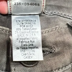 True Religion‎ Casey Straight Marble Brown Acid Wash Jeans Size 26 thumbnail 6