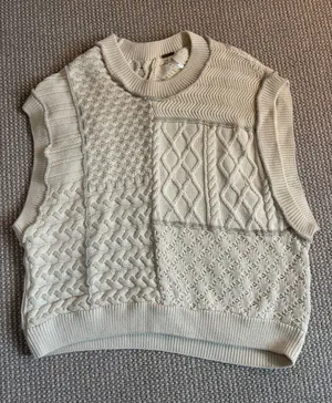 Free people sweater vest thumbnail 1