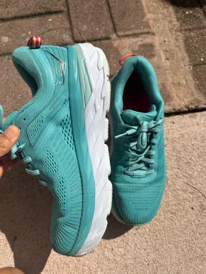 Hoka Bondi 7 turquoise and white Women’s 9 thumbnail 3