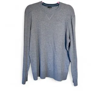 Smartwool Grey Merino Wool Blend V Neck Sweater Womens L Pullover Fall Casual thumbnail 2