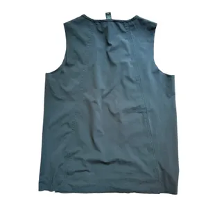 Athleta Zephyr Refined Tank Black Sleeveless Travel Top Medium thumbnail 6