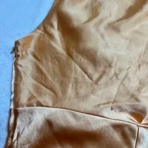NEW Lulus Incredible Love Light Orange Satin Cowl Back Midi Slip Dress Size L thumbnail 11