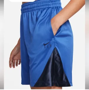 Nike NWT Fly Women’s Basketball Shorts Blue Small thumbnail 2