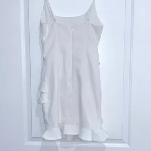 Saints and secrets white ruffle dress size xsmall thumbnail 6