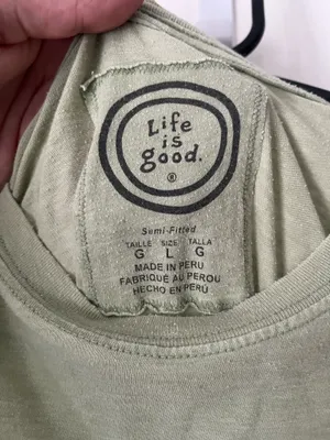 Life is good biker tee thumbnail 3