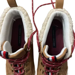 Tommy Hilfiger Jael Brown Shearling Trim High-Top Lace-Up Sneakers thumbnail 6