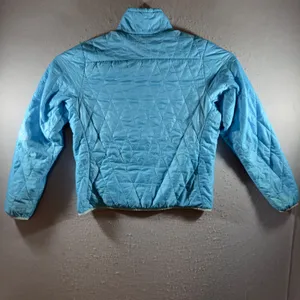 3008 | Patagonia Nano Puff Quilted Pullover Jacket Blue Women M thumbnail 2