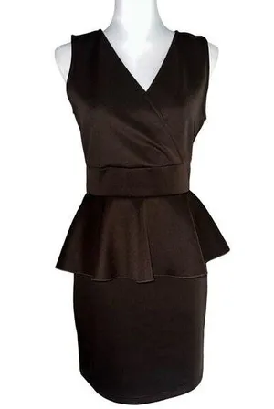 O'Sher Brown Dress Size Large thumbnail 1