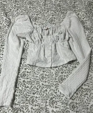 Free People Ivory Top thumbnail 1